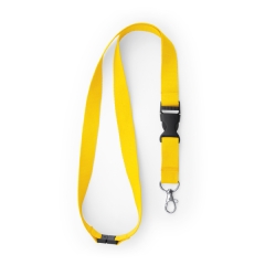 Șnur textil pentru legitimații Guest - GALBEN
