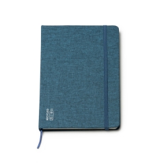 Blocnotes Soyer A6 cu spirală dublă - DENIM MELANJ
