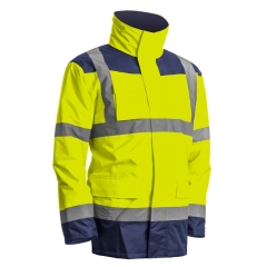 Jacheta reflectorizanta 4in1 Kanata  Coverguard-Galben/Navy-S