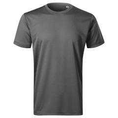 Tricou barbati Change (GRS) 810 Malfini -Negru melanj-M1-S