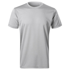 Tricou barbati Change (GRS) 810 Malfini -Argintiu melanj-M3-S