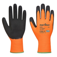 Manusi de protectie impregnate cu spuma de latex A340 Portwest-Portocaliu/Negru-S
