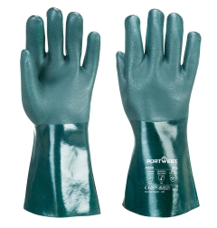 Manusi protectie Double Dipped PVC 35cm A835 Portwest
