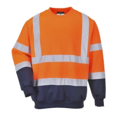 Hanorac reflectorizant bicolor Hi-Vis B306 Portwest-Portocaliu/Navy-M