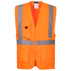 Vesta reflectorizanta Hi-Vis Executive C357 Portwest-Portocaliu-S