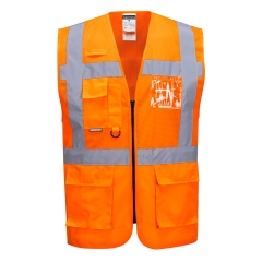 Vesta reflectorizanta Madrid Executive Mesh C496 Portwest-Portocaliu-S