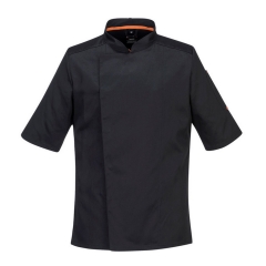  Jacheta bucatar MeshAir S/S C738  Portwest-Negru-S