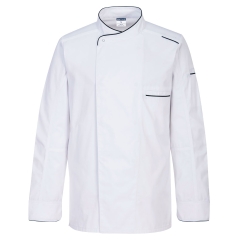 Jacheta bucatar Surrey Chefs L/S C835 Portwest-Alb-2XL
