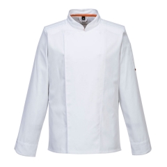 Jacheta bucatar MeshAir Pro L/S C838 Portwest-Alb-S