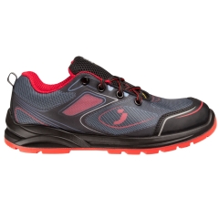 Pantofi sport de protectie CADOR S1P ESD SRC Safety Jogger-Rosu-39