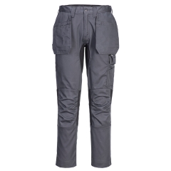 Pantaloni de lucru elastici si confortabili Stretch Holster CD883 Portwest-Gri metalic-36 - XS - 28 inch