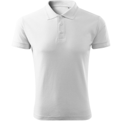 Tricou polo barbati Pique Polo Free F03 Malfini-Alb-00-3XL