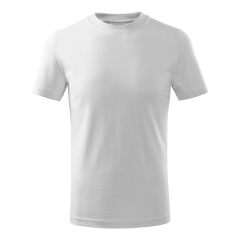 Tricou copii Basic Free F38 Malfini-Alb-00-110 cm/4 ani