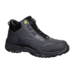 Ghete sport de protectie Grinder FE04 S3S ESD SR FO Portwest-Negru/Gri-37