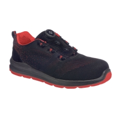 Pantofi sport de protectie FT08 S1P Portwest-Negru/Rosu-40