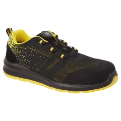 Pantofi sport de protectie FT08 S1P Portwest-Negru/Galben-36