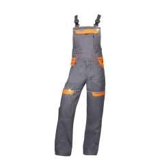 Pantaloni de lucru cu pieptar Cool Trend Ardon-Gri/Portocaliu H8408-46