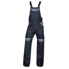 Pantaloni de lucru cu pieptar Cool Trend Ardon-Negru/Gri H8968-46