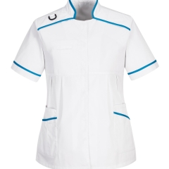 Tunica medica dama Maternity LW22 Portwest-Alb/aqua-S