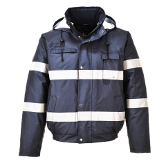 Jacheta de iarna reflectorizanta impermeabila Bomber Iona Lite S434 Portwest-Navy-S