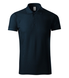 Tricou barbati polo Joy P21 Piccolio-Albastru marin-02 -S