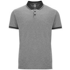 Tricou polo Bowie bărbați - NEGRU MELANJ