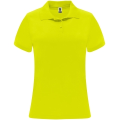 Tricou polo Monzha damă - ALB