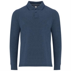 Tricou polo Dylan bărbați - BLEUMARIN MELANJ
