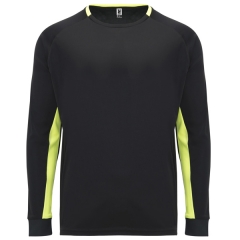 Tricou bărbați Porto - NEGRU/GALBEN FLUOR