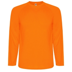 Tricou MonteCarlo bărbați cu mânecă lungă - ALB