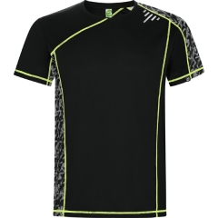 Tricou Sochi bărbați - PRINT RUN NEGRU