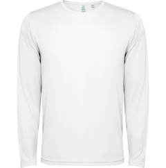 Tricou cu mânecă lungă Estoril unisex - ALB