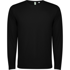 Tricou cu mânecă lungă Estoril unisex - NEGRU