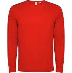 Tricou cu mânecă lungă Estoril unisex - ROȘU