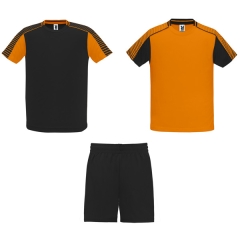Echipament sport Juve bărbați - PORTOCALIU/NEGRU