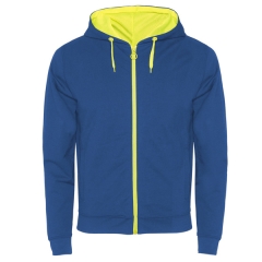 Hanorac Fuji bărbați - ALBASTRU ROYAL/GALBEN FLUOR