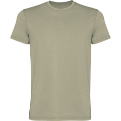 Tricou Corgi bărbat - KAKI DESCHIS SPĂLAT