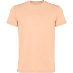 Tricou Corgi bărbat - PAPAYA DESCHIS SPĂLAT