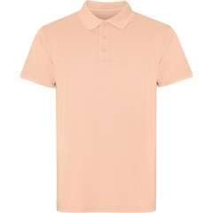 Tricou polo Cobain unisex - PAPAYA DESCHIS SPĂLAT