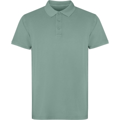 Tricou polo Cobain unisex - VERDE RAȚĂ SPĂLAT