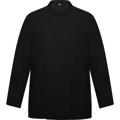 Jachetă de bucătărie DABIZ unisex mânecă lungă - NEGRU