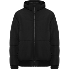 Geacă matlasată Surgut glugă detașabilă unisex - NEGRU