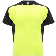 Tricou Bugatti bărbați - 100% bumbac - GALBEN FLUOR/NEGRU