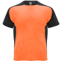 Tricou Bugatti bărbați - 100% bumbac - PORTOCALIU FLUOR/NEGRU