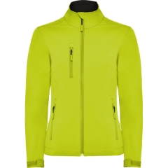 Jachetă softshell Nebraska damă - LIME PUNCH
