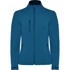 Jachetă softshell Nebraska damă - ALBASTRU MOONLIGHT
