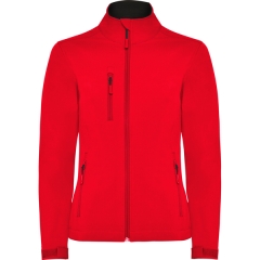 Jachetă softshell Nebraska damă - ROȘU