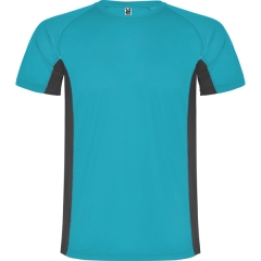 Tricou Shanghai bărbați - TURCOAZ/PLUMB ÎNCHIS