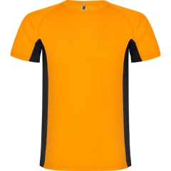 Tricou Shanghai bărbați - PORTOCALIU FLUOR/NEGRU