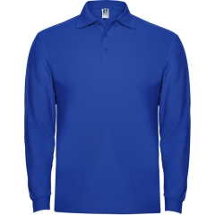 Tricou polo Estrella L/S bărbat - ALB